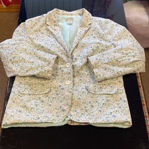 Orvis floral blazer
